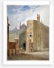 Entrance to Thrale's brewhouse, Southwark, London, c1820.