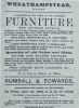 Advertisement for auction of William Thrale's possessions from The Maltings Farmhouse on 1 April 1898
