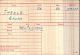 British military medal card.